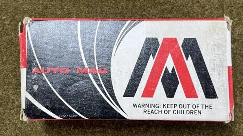 50 rnds Auto Mag .44 AMP Ammo