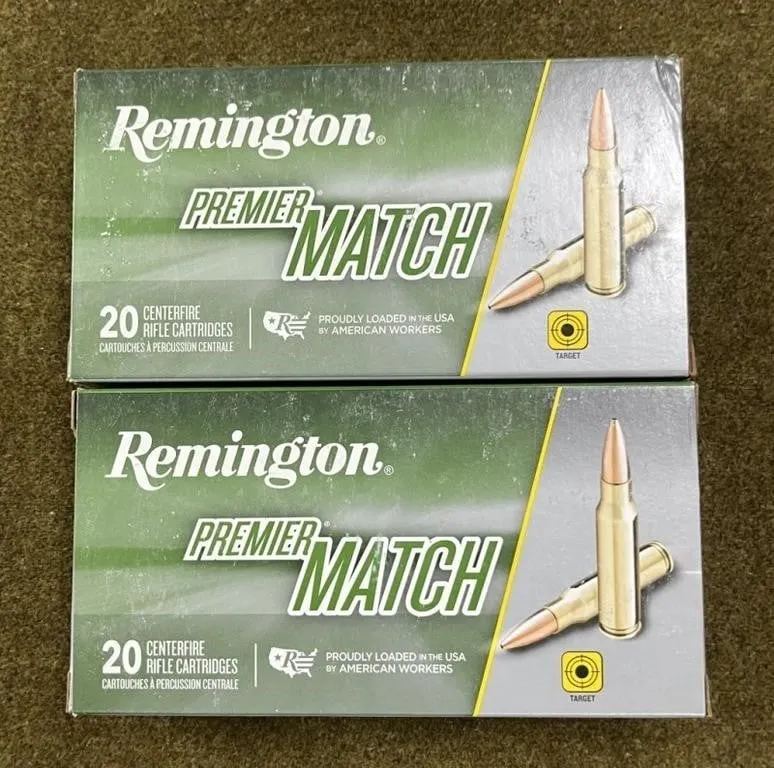 40 rnds Remington .308 Premier Match Ammo
