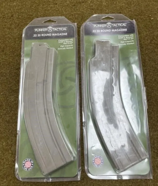 2-35 rnd S&W M&P15-22 .22 LR Mags