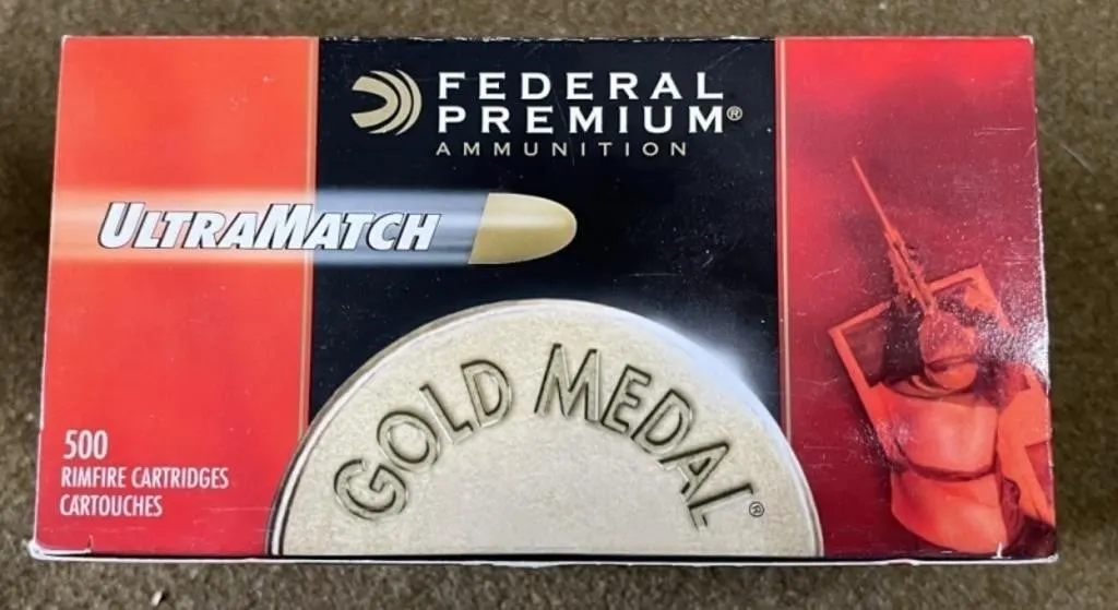 500 rnds Federal .22 LR UltraMatch Ammo