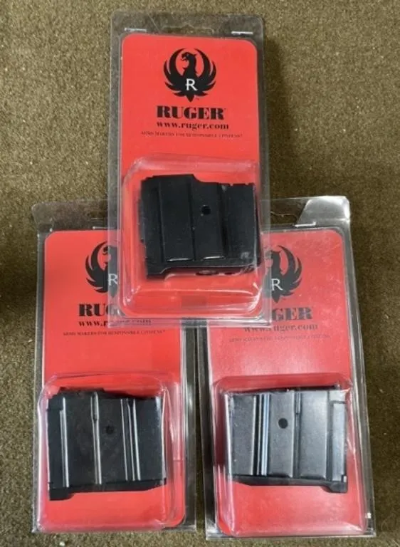 3 - Ruger Mini-14 5 rnd Rifle Magazines