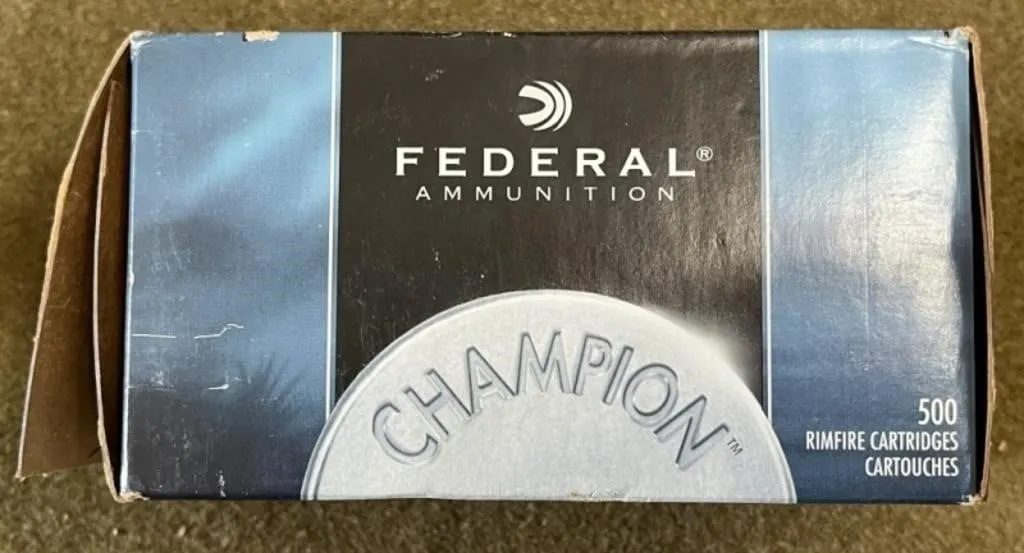 500 rnds Federal .22 LR Ammo
