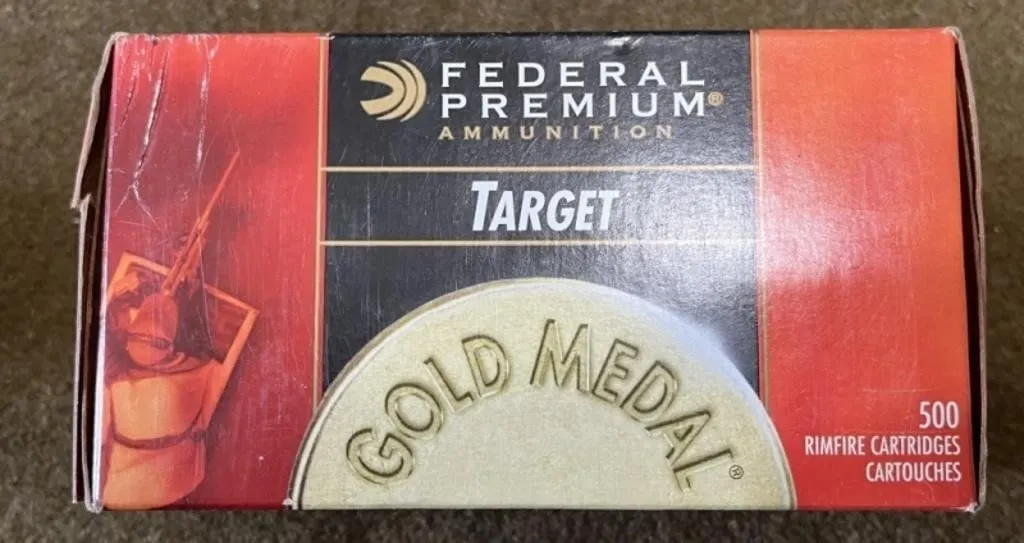 500 rnds Federal Target .22 LR Ammo