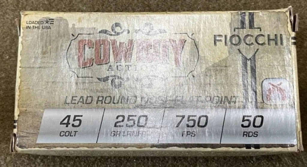 50 rnds Fiocchi .45 Colt Ammo