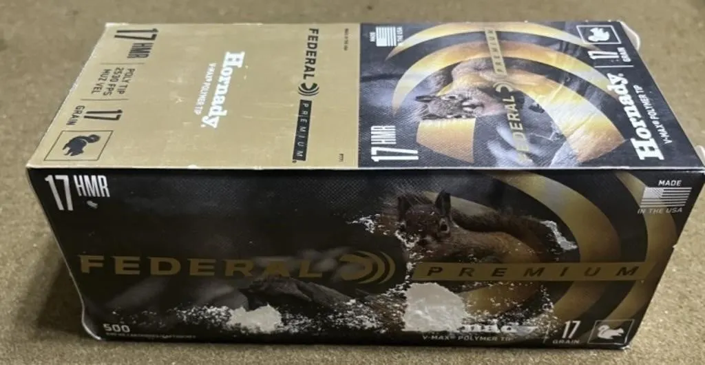 500 rnds Federal .17 HMR Ammo