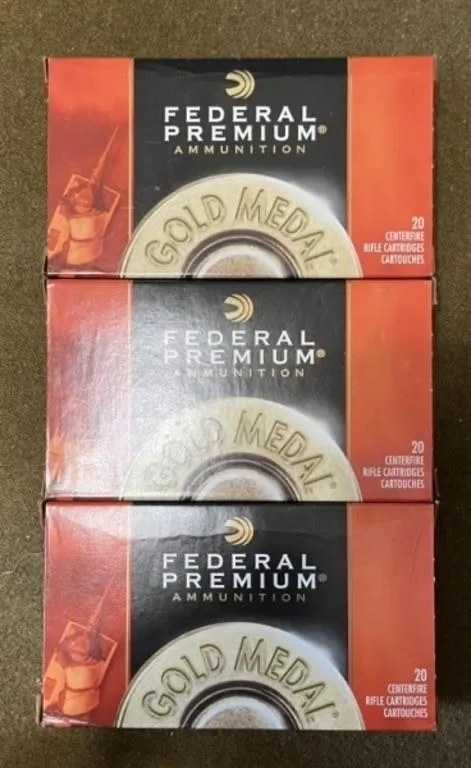 60 rnds Federal .308 Win Match Ammo