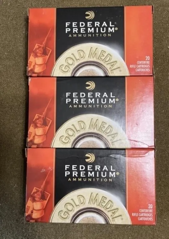 60 rnds Federal .308 Win Match Ammo