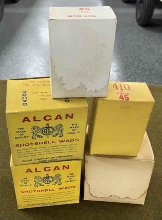 5 - Boxes .410ga & .45 Cal Pistol Wads