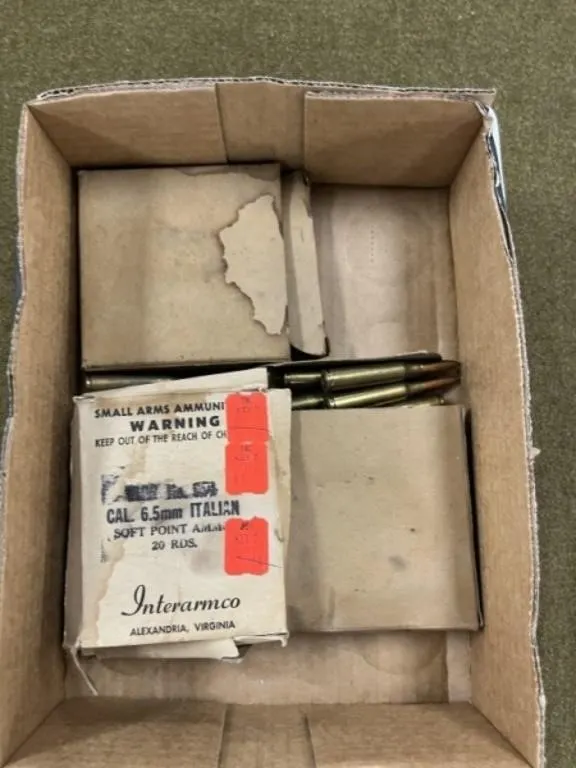 51 rnds 6.5mm Italian Ammo