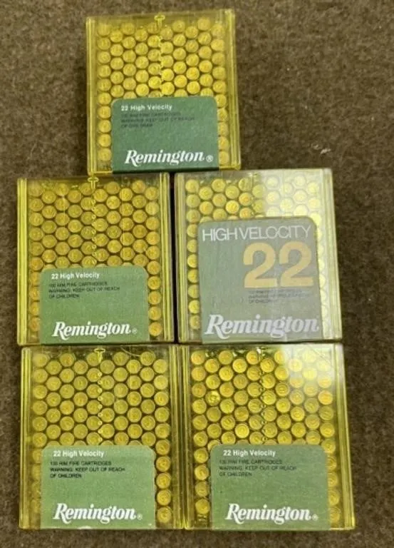 500 rnds Remington .22 LR Ammo