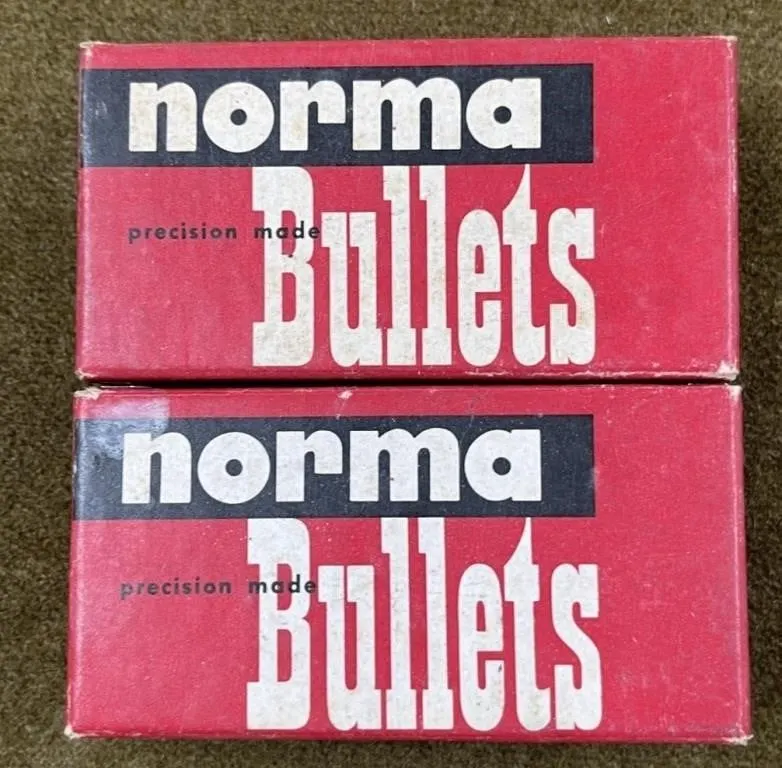 2 - Boxes Norma .30 Caliber Bullets