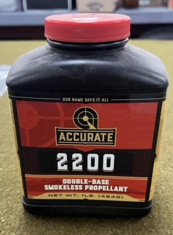 1 lbs Can Accurate 2200 Reloading Powder