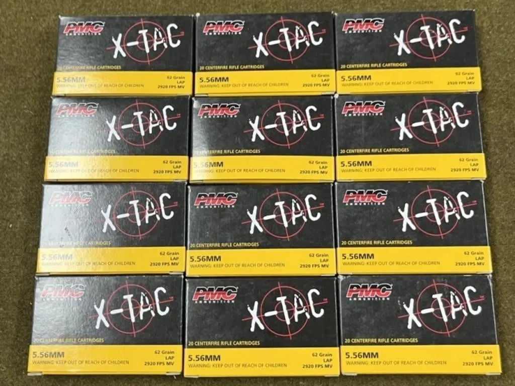 240 rnds PMC X-Tac 5.56mm Ammo