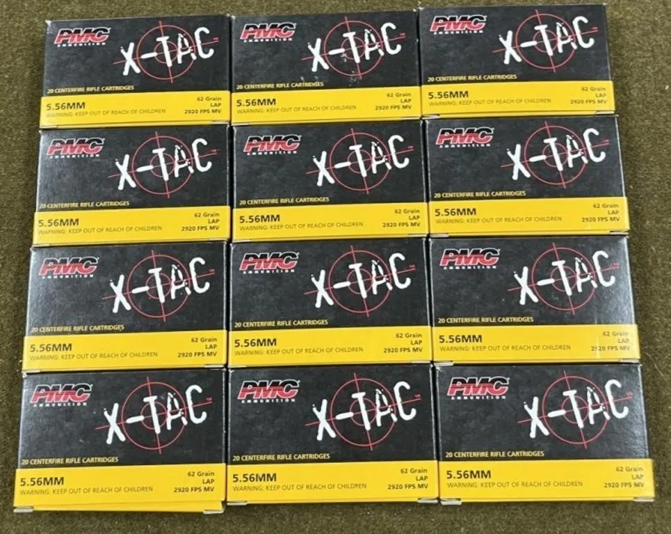 240 rnds PMC X-Tac 5.56mm Ammo