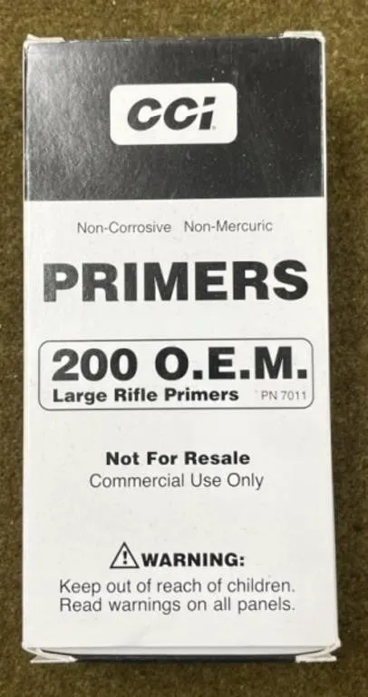 1000 CCI Large Rifle Primers