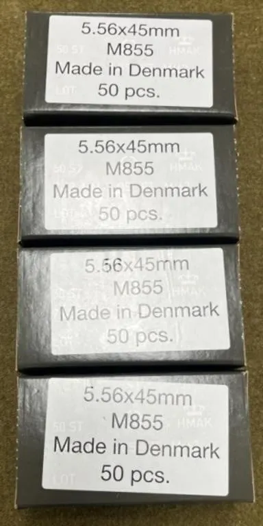 200 rnds Danish 5.56x45 Ammo