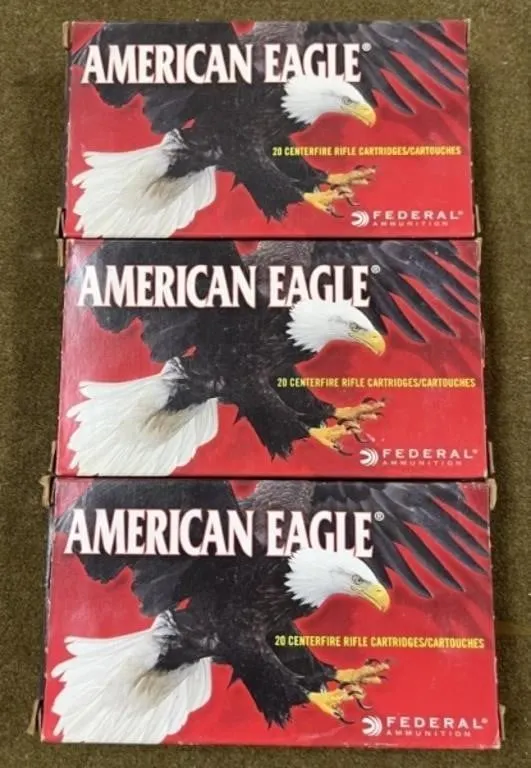 60 rnds American Eagle .30-06 Ammo