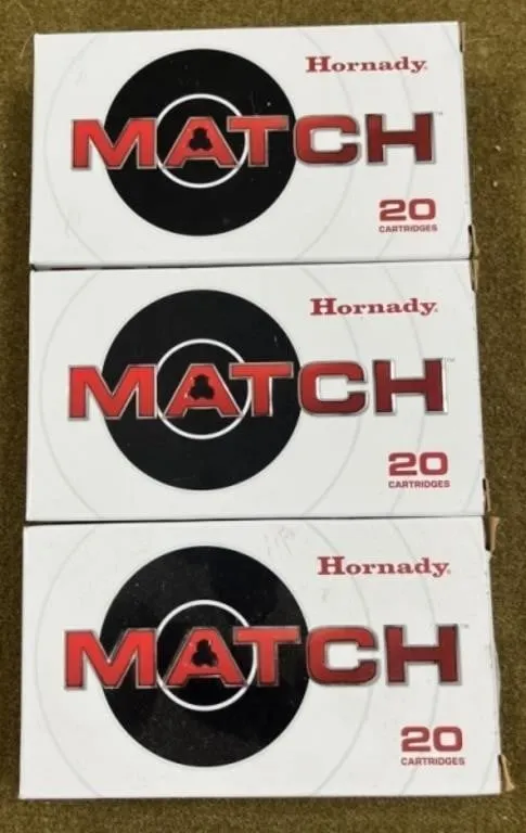60 rnds Hornady 6.5 Creedmoor Match Ammo