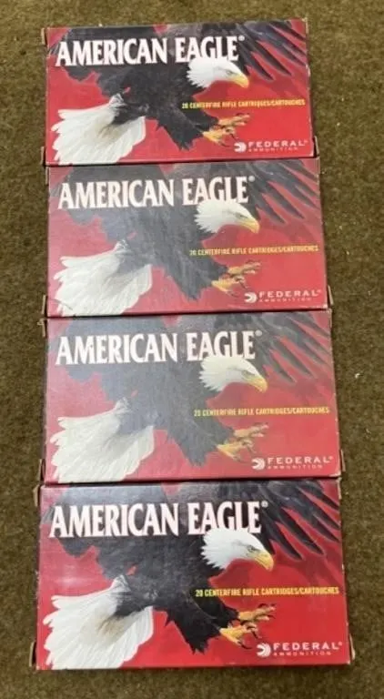 80 rnds American Eagle .30-06 Ammo