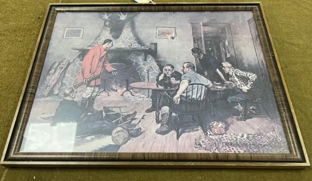Framed Gun Print