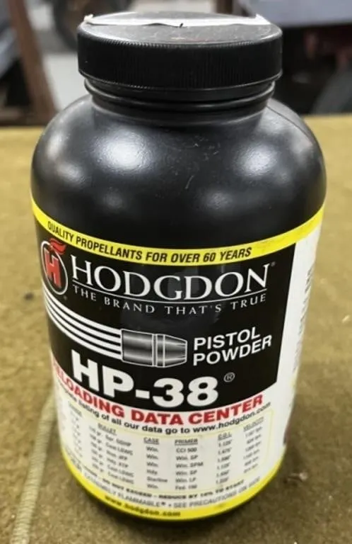 1 lbs Can Hodgdon HP-38 Powder