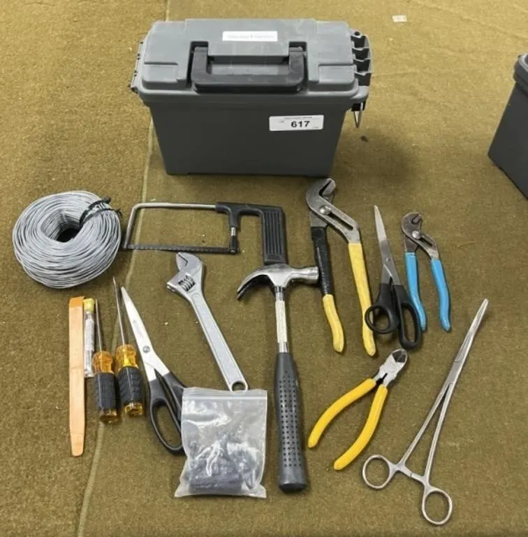 Plastic Ammo Can & Tools