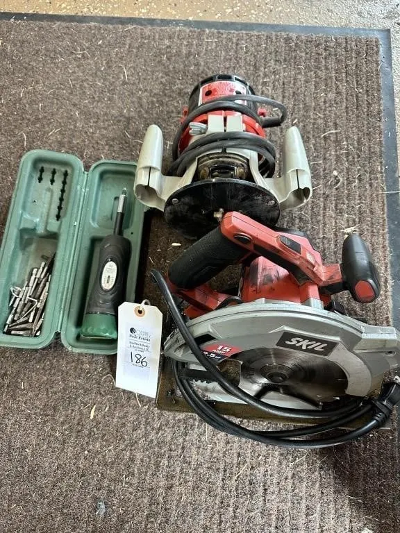 SKIL SAW, ROUTER, WEAVER DRIVER