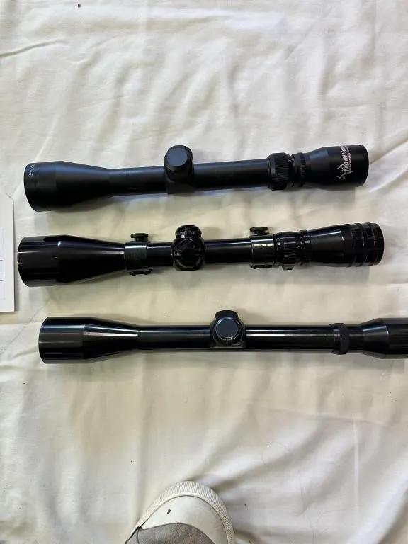 3 RIFLE SCOPES