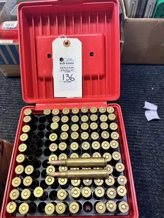RELOADED BOX OF 85 - .300 WIN MAG AMMO