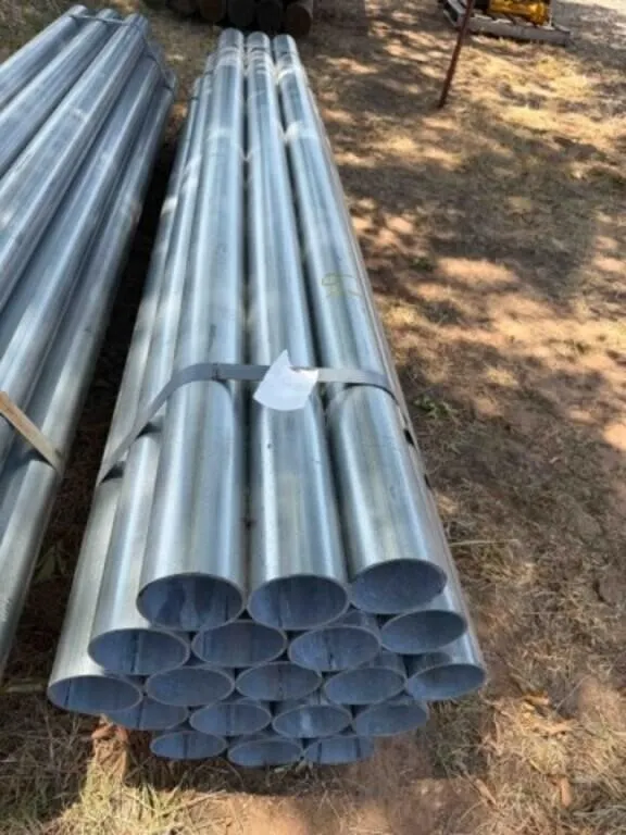 19 count- 8�x4� pieces of galvanized tubing