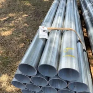 19 count- 8'x4" pieces of galvanized tubing