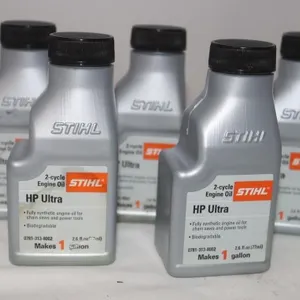 5) 2.6 fl oz Stihl 2-Cycle Engine Oil Bottles;