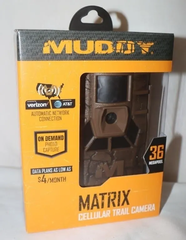 NEW Muddy Matrix Cellular Trail Camera 36MP