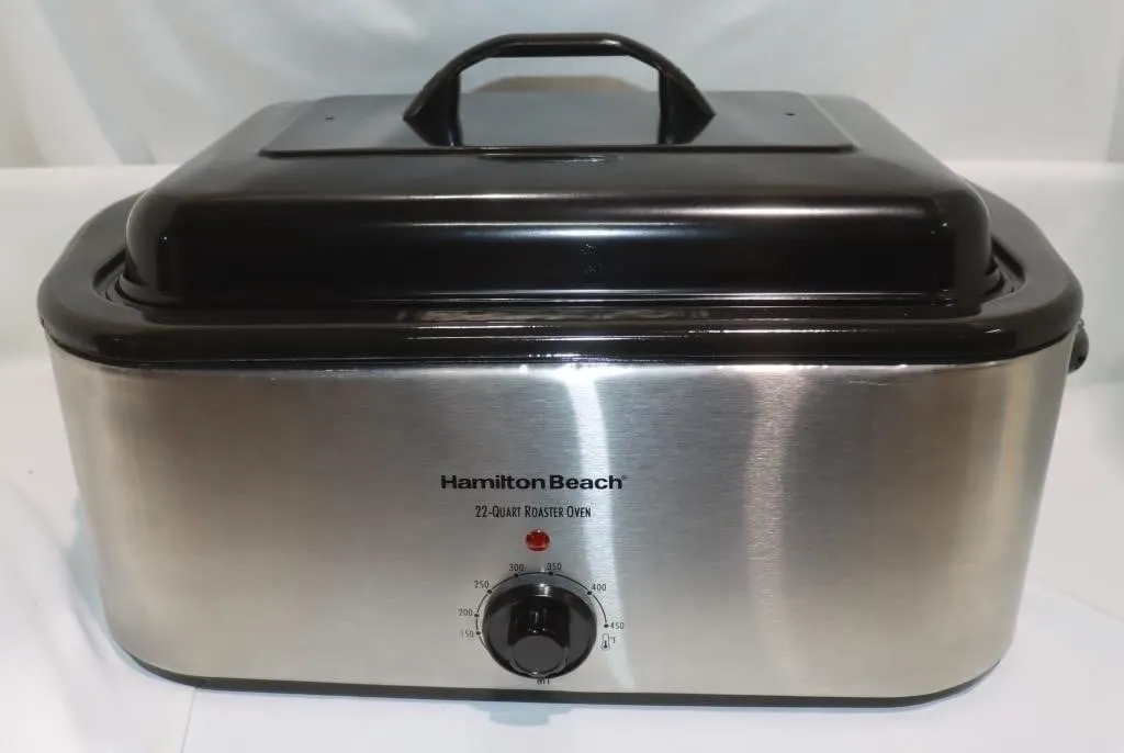 Hamilton Beach 22-Quart Roaster Oven, works