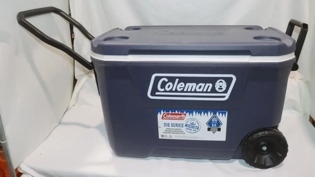 Coleman 316 Series Wichita Wheeled Cooler 62Qt