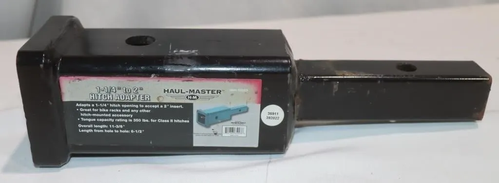 Haul-Master Hitch Adapter 1-1/4 To 2";