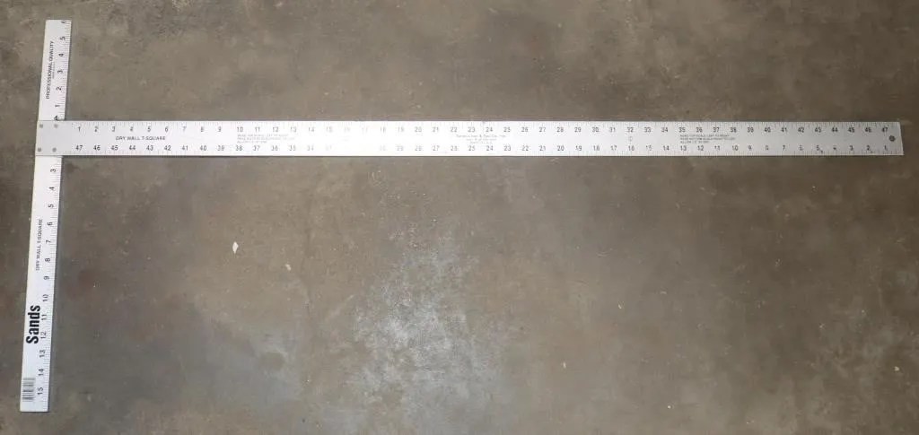 Sands Dry Wall T-Square 48" long