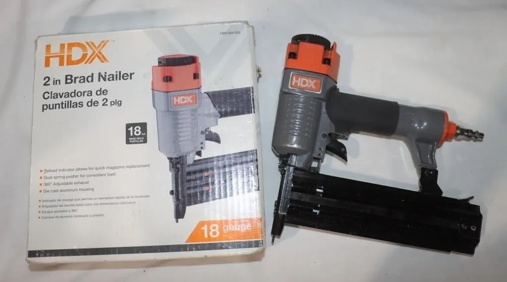 HDX 18-Gauge 2-Inch Brad Pneumatic Nailer w/ Box