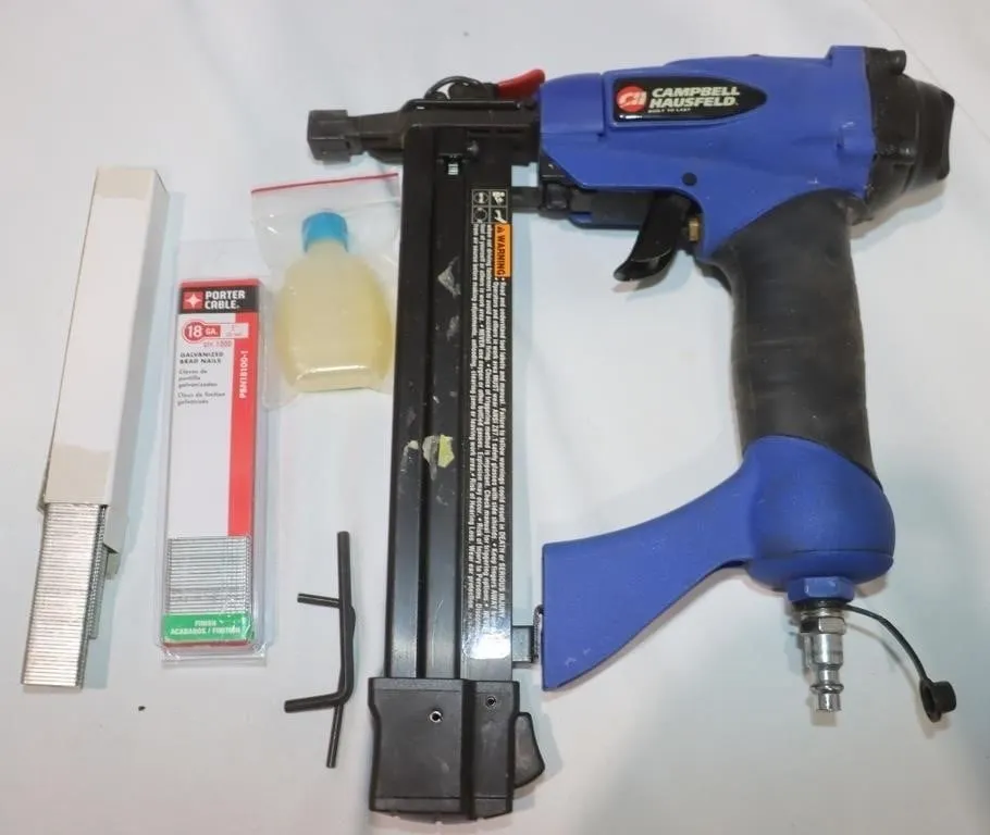 Campbell Hausfeld 2-In-1 Pneumatic Nailer, 18 ga.;