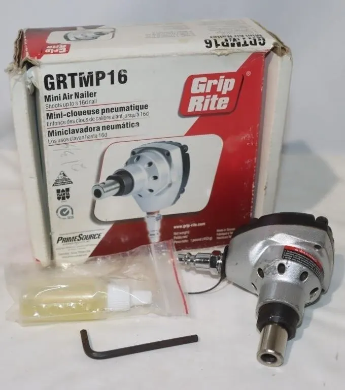 Grip-Rite GRTMP16 Mini Air Nailer w/ Box