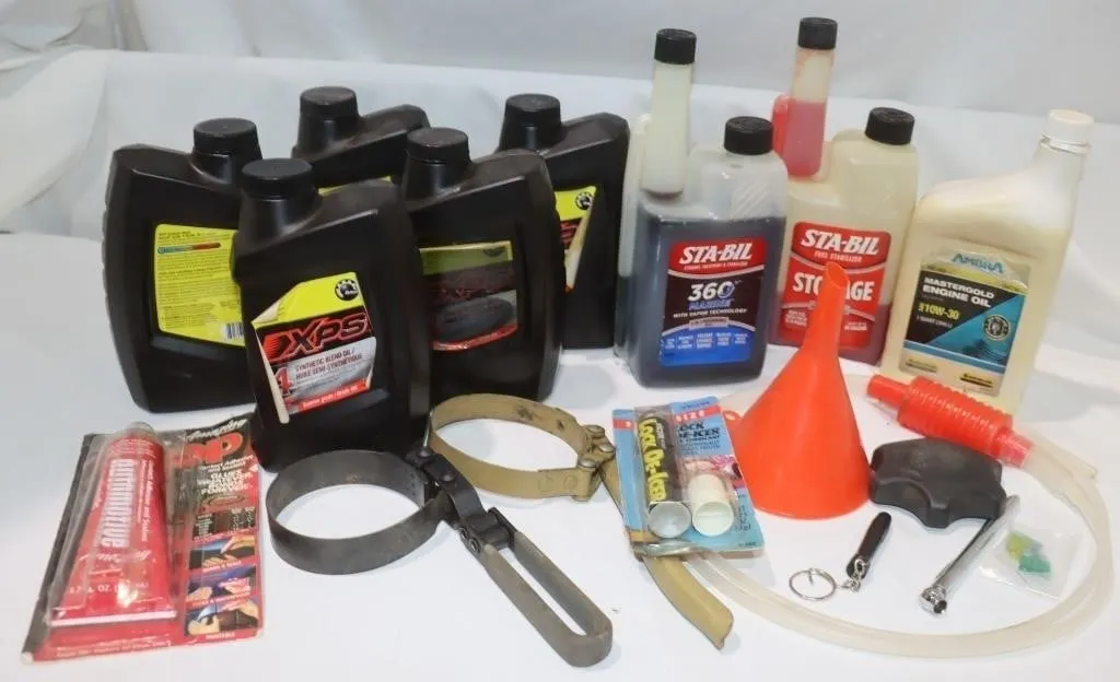 BRP XPS Oil, Sta-Bil, Ambra Oil & Auto Tools: