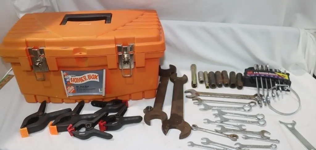 Homer Box Tool Box & Wrenches, Sockets &