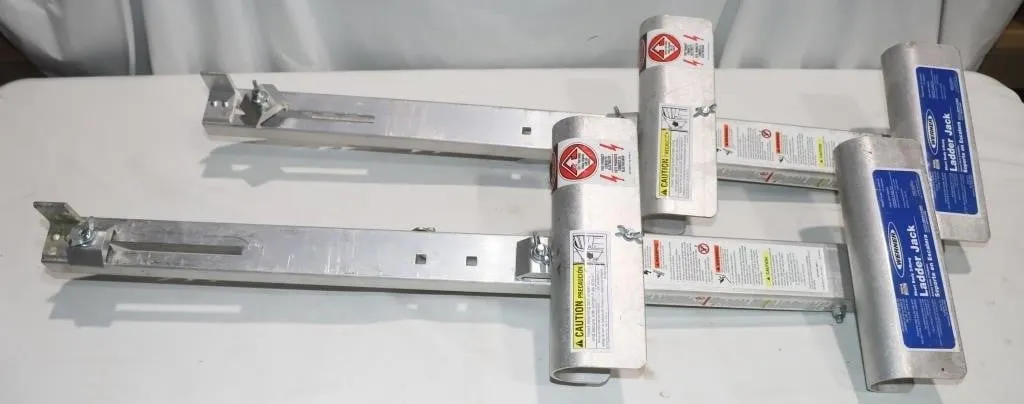 2 aluminum Ladder Jacks;