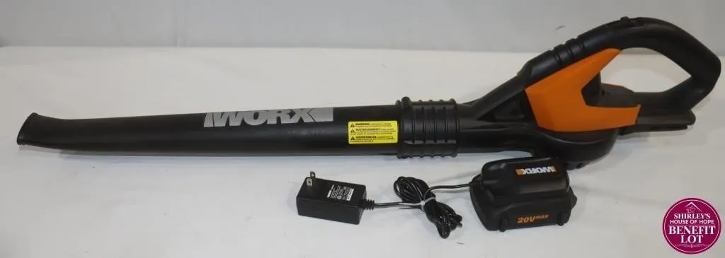 Worx 20V Max Cordless Leaf Blower WG545.1 WORKS