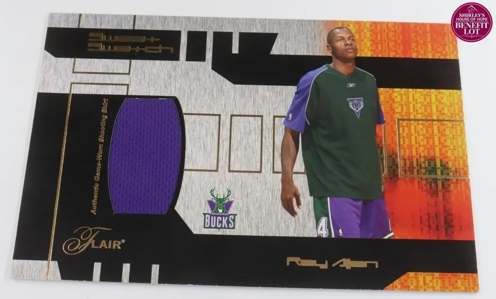 2002-03 Fleer Flair Ray Allen Game-Worn Card