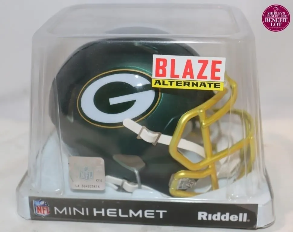 Riddell Green Bay Packers Blaze Mini Helmet