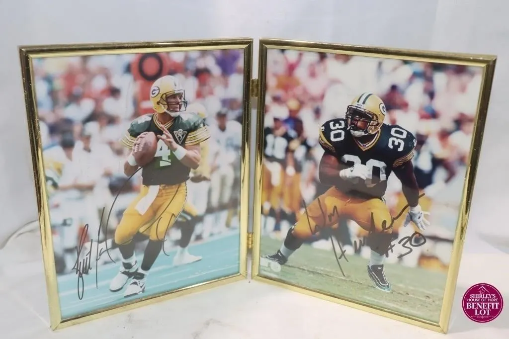 2 Green Bay Packers Autographed Prints