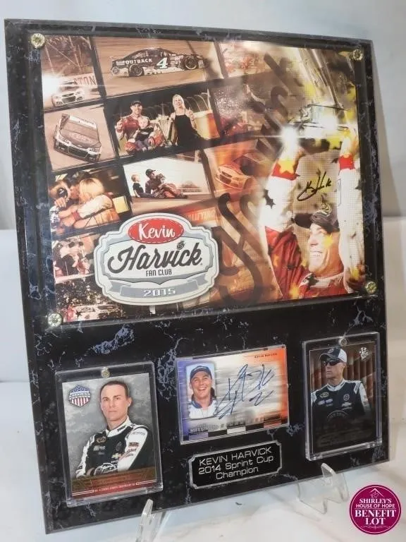 Kevin Harvick 2015 Fan Club Plaque 12"x15"