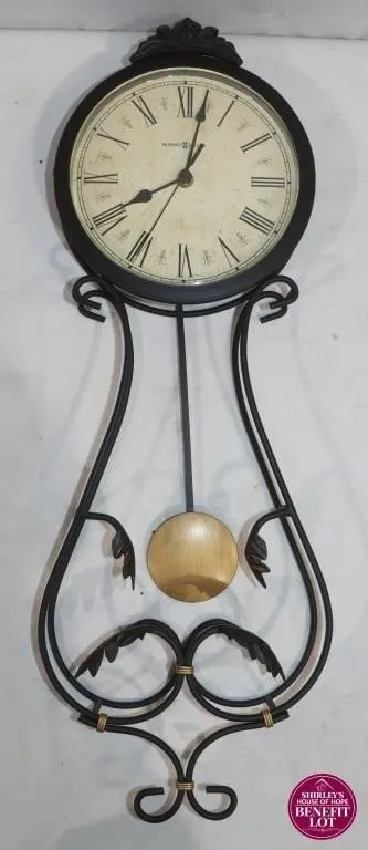 Howard Miller Wall Clock Model 625-296 WORKS