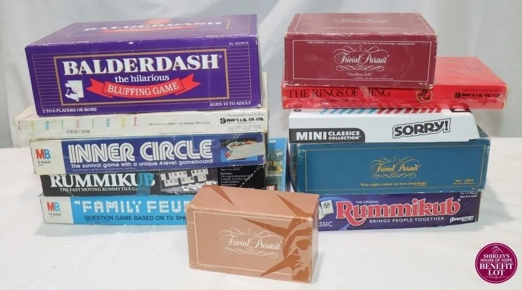 Board Games: Balderdash, Trivial Pursuit &